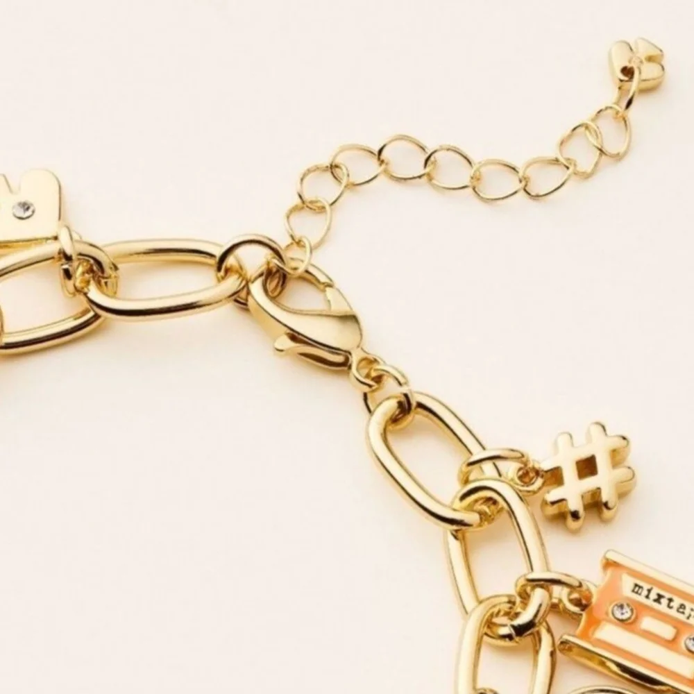 Kate Spade X Target Mixed Novelty Chunky Charm Bracelet
